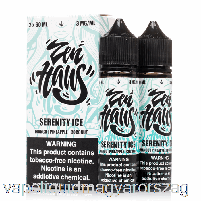 Serenity Ice - Zen Haus - 120ml 3mg Vape Folyadék